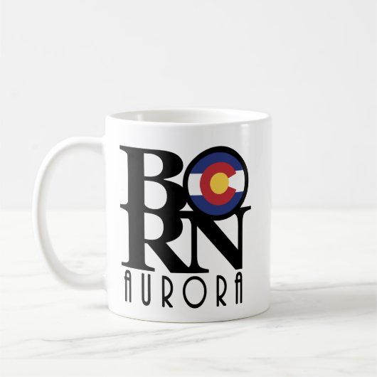 BORN Aurora Colorado 11oz Koffiemok (Links)