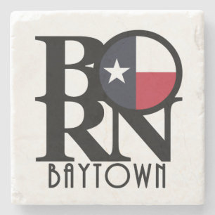 BORN Baytown Texas Stenen Onderzetter