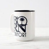 BORN Beaufort SC 15oz Tweekleurige Koffiemok (Voorkant links)