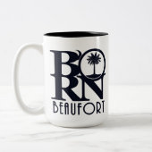 BORN Beaufort SC 15oz Tweekleurige Koffiemok (Links)