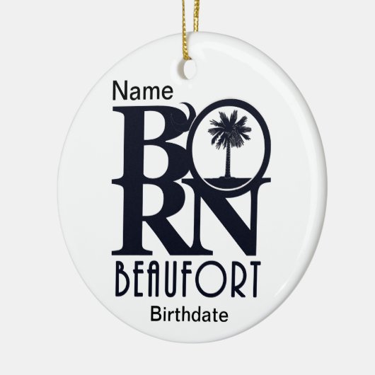 BORN Beaufort SC Custom Keramisch Ornament (Links)