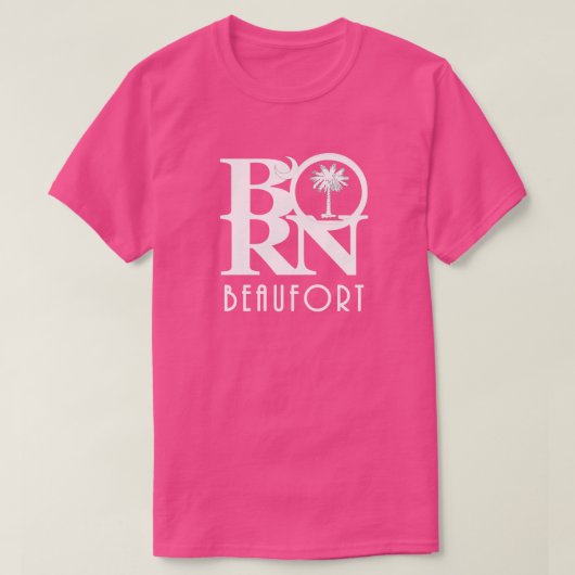 BORN Beaufort South Carolina T-shirt (Design voorkant)