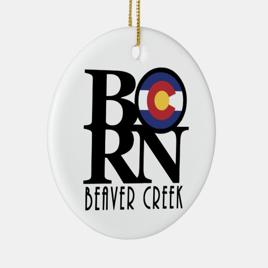 BORN Beaver Creek Keramisch Ornament (Rechts)