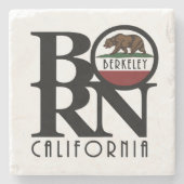 BORN Berkeley California Stenen Onderzetter (Voorkant)