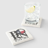 BORN Boca Chica Texas Stenen Onderzetter (Zijkant)