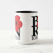 BORN Boca Raton Red Hibiscus 15oz Mok (Midden)