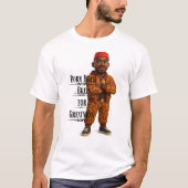Born Bold Bred for Greatness,Afro modern,3d T-shirt (Voorkant)