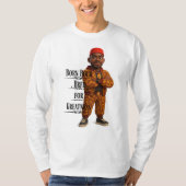 Born Bold Bred for Greatness,Afro modern,3d T-shirt (Voorkant)