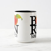 BORN Braselton Georgia 15oz Tweekleurige Koffiemok (Center)