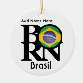 BORN Brasil Keramisch Ornament (Voorkant)
