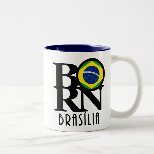 BORN Brasilia 11oz Tweekleurige Koffiemok (Rechts)