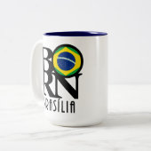 BORN Brasilia 15oz Tweekleurige Koffiemok (Voorkant links)