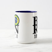 BORN Brasilia 15oz Tweekleurige Koffiemok (Center)