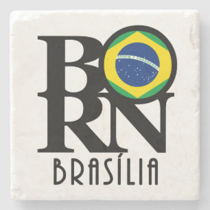 BORN Brasília Stenen Onderzetter