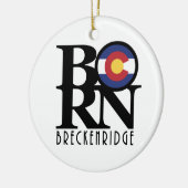 BORN Breckenridge CO Keramisch Ornament (Links)