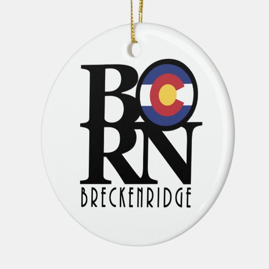 BORN Breckenridge CO Keramisch Ornament (Links)