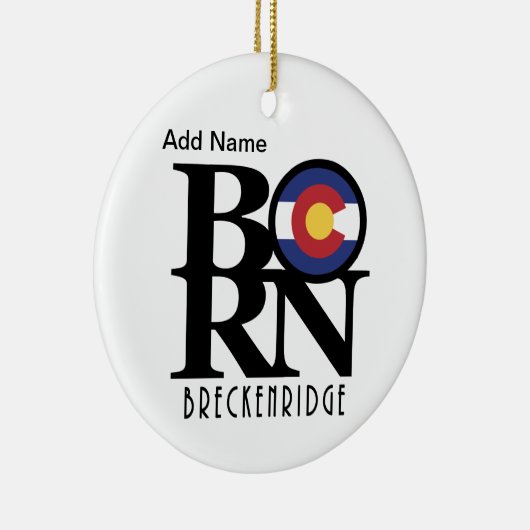 BORN Breckenridge  Keramisch Ornament (Rechts)