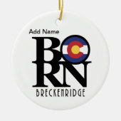 BORN Breckenridge Keramisch Ornament (Voorkant)