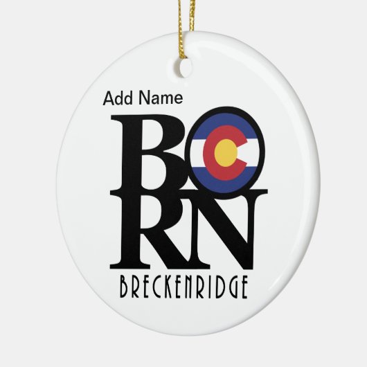 BORN Breckenridge Keramisch Ornament (Links)