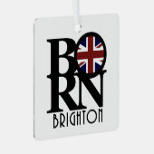 BORN Brighton England Metalen Ornament (Voorkant Rechts)