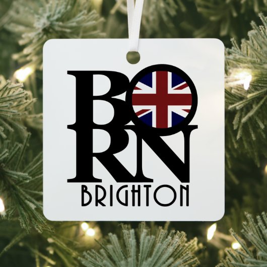 BORN Brighton England Metalen Ornament (Insitu)