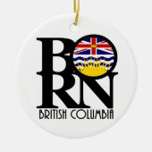BORN British Columbia Keramisch Ornament (Voorkant)