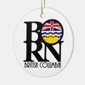 BORN British Columbia Keramisch Ornament (Links)