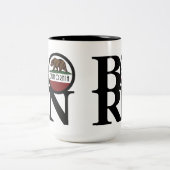 BORN California 15oz Tweekleurige Koffiemok (Center)