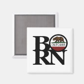 BORN California Magneet (Voorkant / Achterkant)