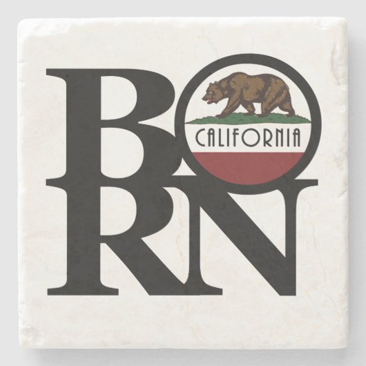 BORN California Stenen Onderzetter (Voorkant)