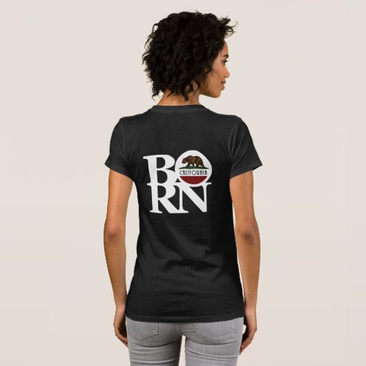 BORN California T-shirt (Achterkant volledig)