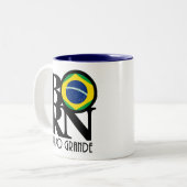 BORN Campo Grande 11oz Tweekleurige Koffiemok (Voorkant links)
