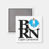 BORN Cape Canaveral Magnet (Voorkant / Achterkant)