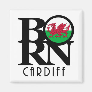 BORN Cardiff Wales Magneet