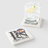 BORN Carobligale Colroado Stenen Onderzetter (Zijkant)