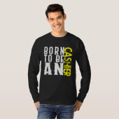 Born cashier Profession career worker working quot T-shirt (Voorkant volledig)