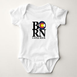 BORN Castle Rock Colorado Baby One Piece Romper