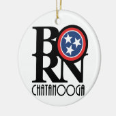 BORN Chattanooga Tennessee Keramisch Ornament (Links)