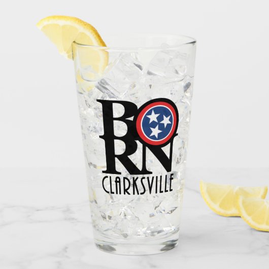 BORN Clarksville Tennessee Glas (Voorkant ijs)