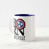 BORN Clarksville Tweekleurige Koffiemok (Voorkant links)