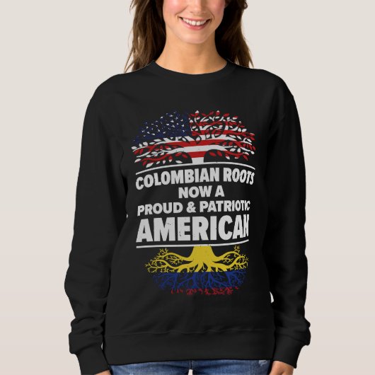 Born Colombian Colombia American USA Citizenship Trui (Voorkant)
