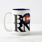 BORN Colorado 15oz Tweekleurige Koffiemok (Links)