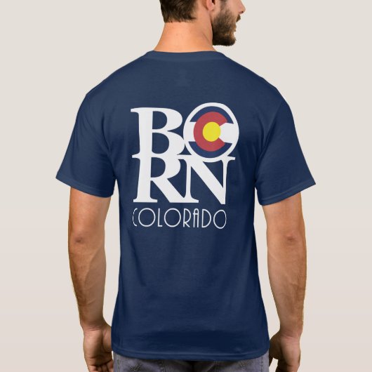 BORN Colorado (achterafdruk) T-shirt (Achterkant)
