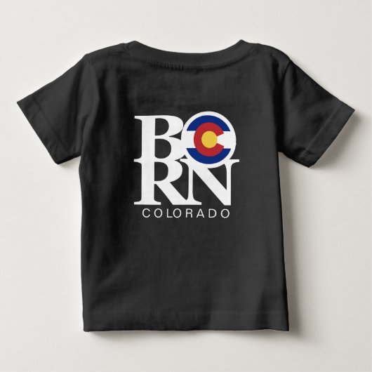 BORN Colorado Dark Tee Shirt (Achterkant)