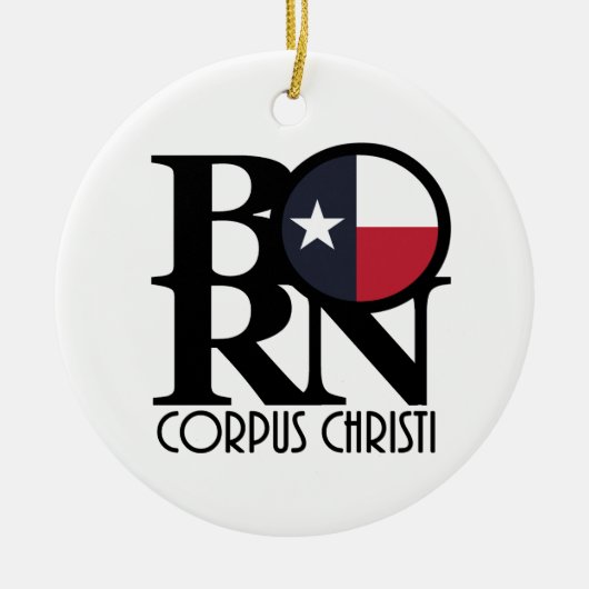 BORN Corpus Christi Keramisch Ornament (Voorkant)