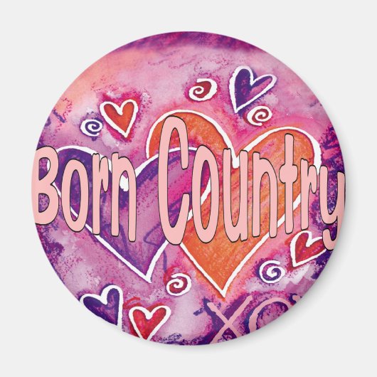Born Country Magneet (Voorkant)