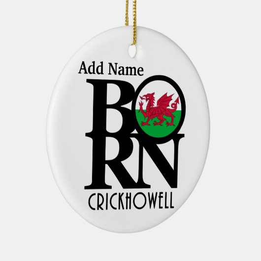 BORN Crickhowell Nova Scotia Keramisch Ornament (Rechts)