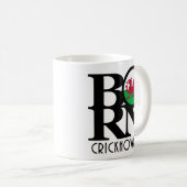 BORN Crickhowell Wales 11oz Koffiemok (Voorkant rechts)