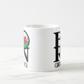 BORN Crickhowell Wales 11oz Koffiemok (Center)