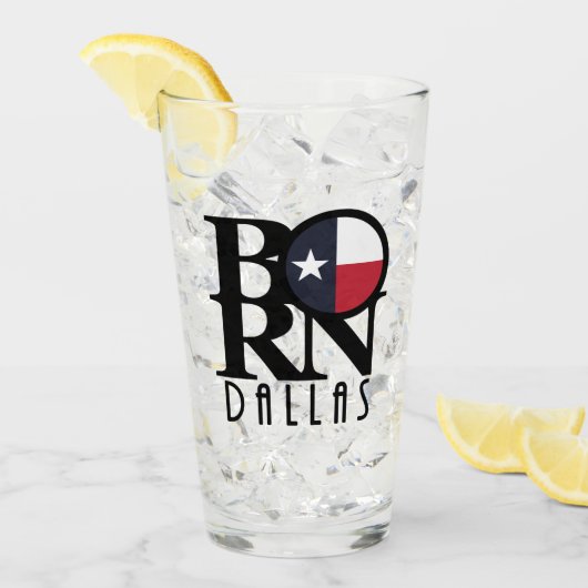 BORN Dallas Texas Glas (Voorkant ijs)